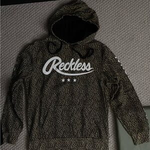 Young & Reckless Leopard Print Hoodie